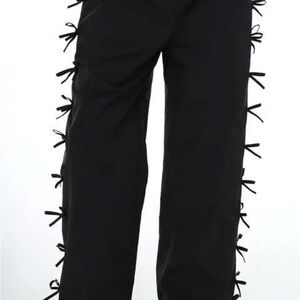 Sandy Liang Black Poppet Pant